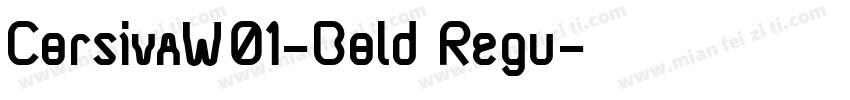 CorsivaW01-Bold Regu字体转换
